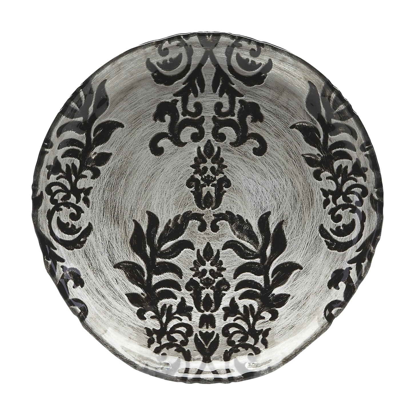 Byzantine-Inspired Damask Canapé Plate – 6.5" - The Gift Shop