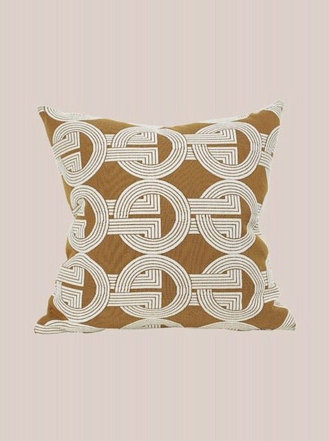 Wildly Chic - Safari Decorative Terracotta Throw Pillowcase – Thoughtful Gift from The Gift Shop UAE