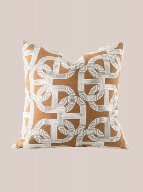 Wildly Chic - Safari Decorative Terracotta Throw Pillowcase – Thoughtful Gift from The Gift Shop UAE
