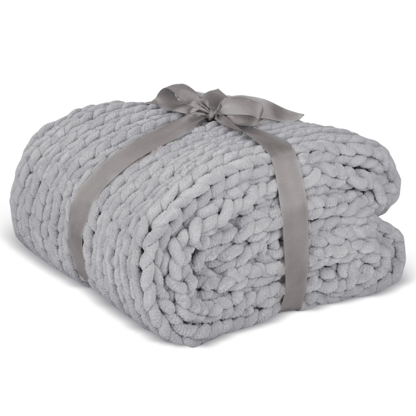 Willa & Belle Chunky Knit Weighted Blanket – 50 x 60 in – Thoughtful Gift from The Gift Shop UAE