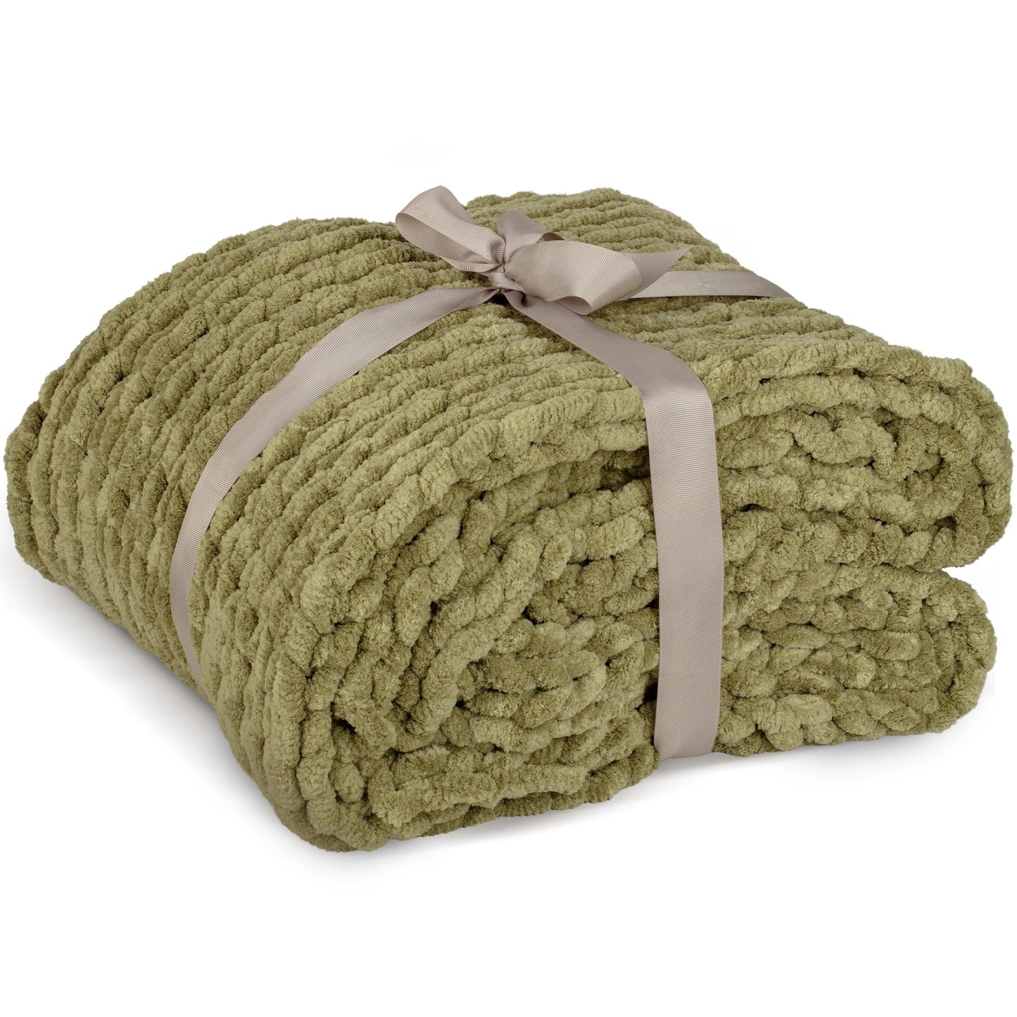 Willa & Belle Chunky Knit Weighted Blanket – 50 x 60 in