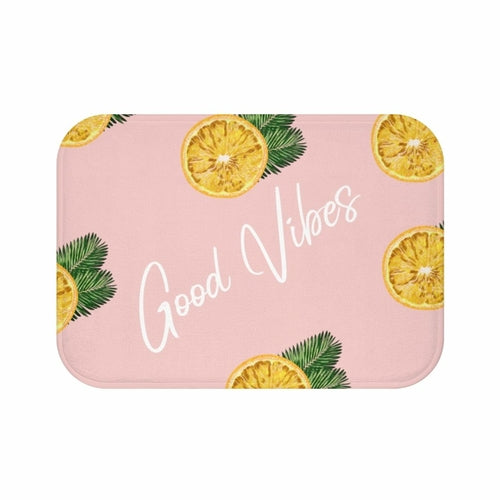 Good Vibes Lemon - Bath Mat - The Gift Shop