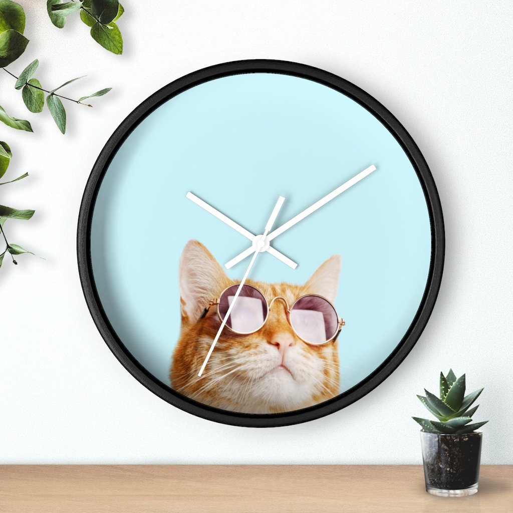 Wall clock - Cat - The Gift Shop