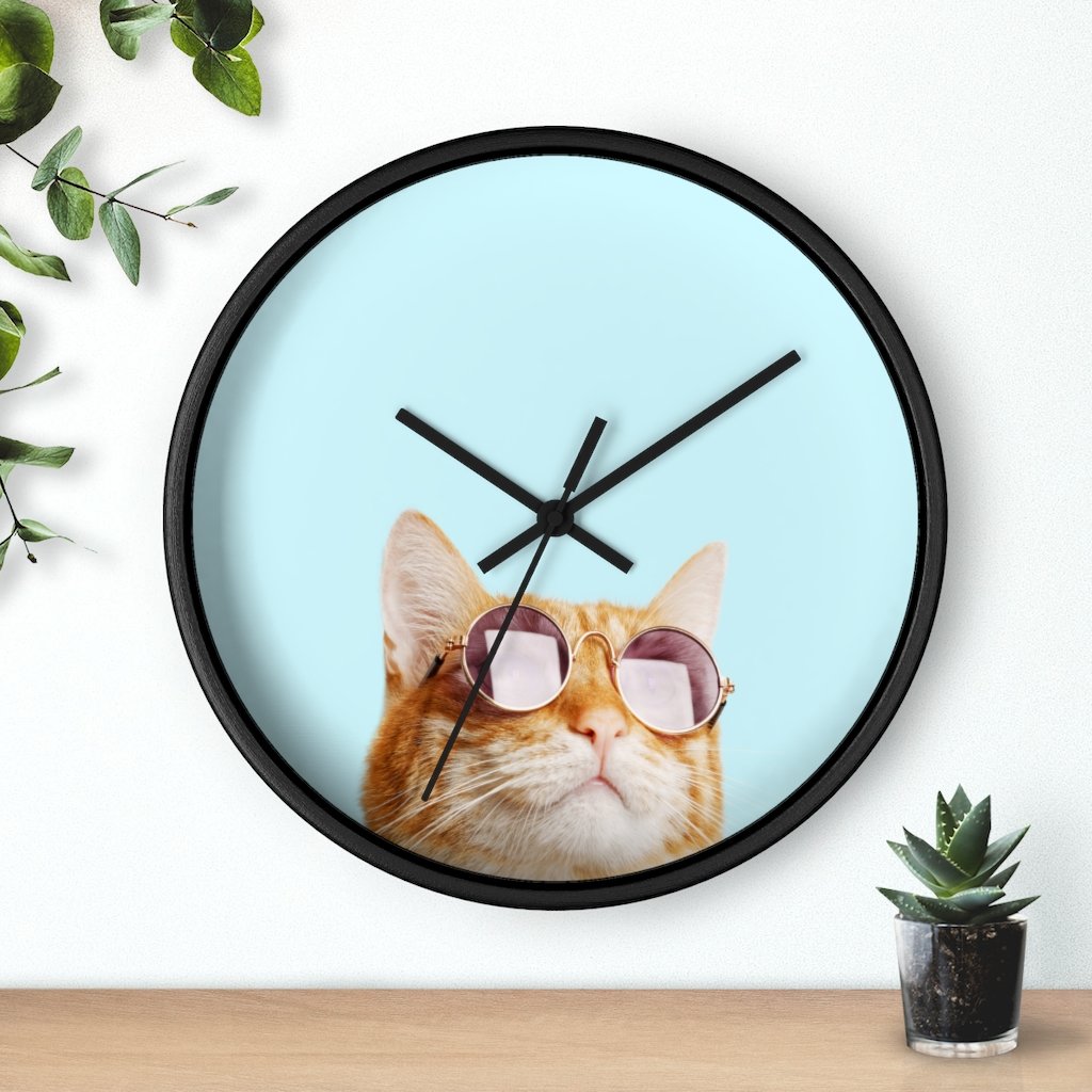 Wall clock - Cat - The Gift Shop