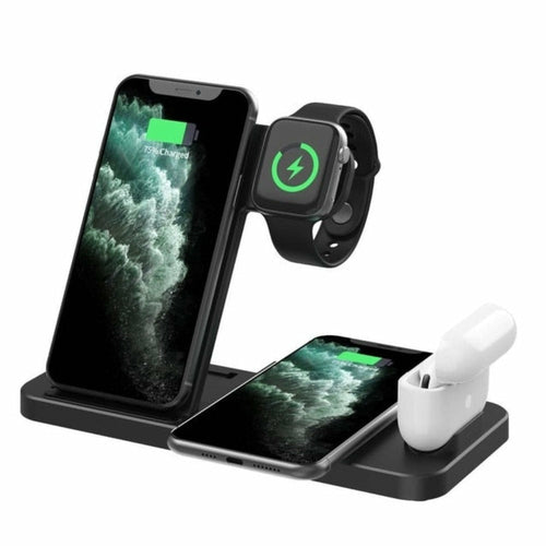 4-in-1 Fast Wireless Charging Station For iPhone and Samsung phones - The Gift Shop