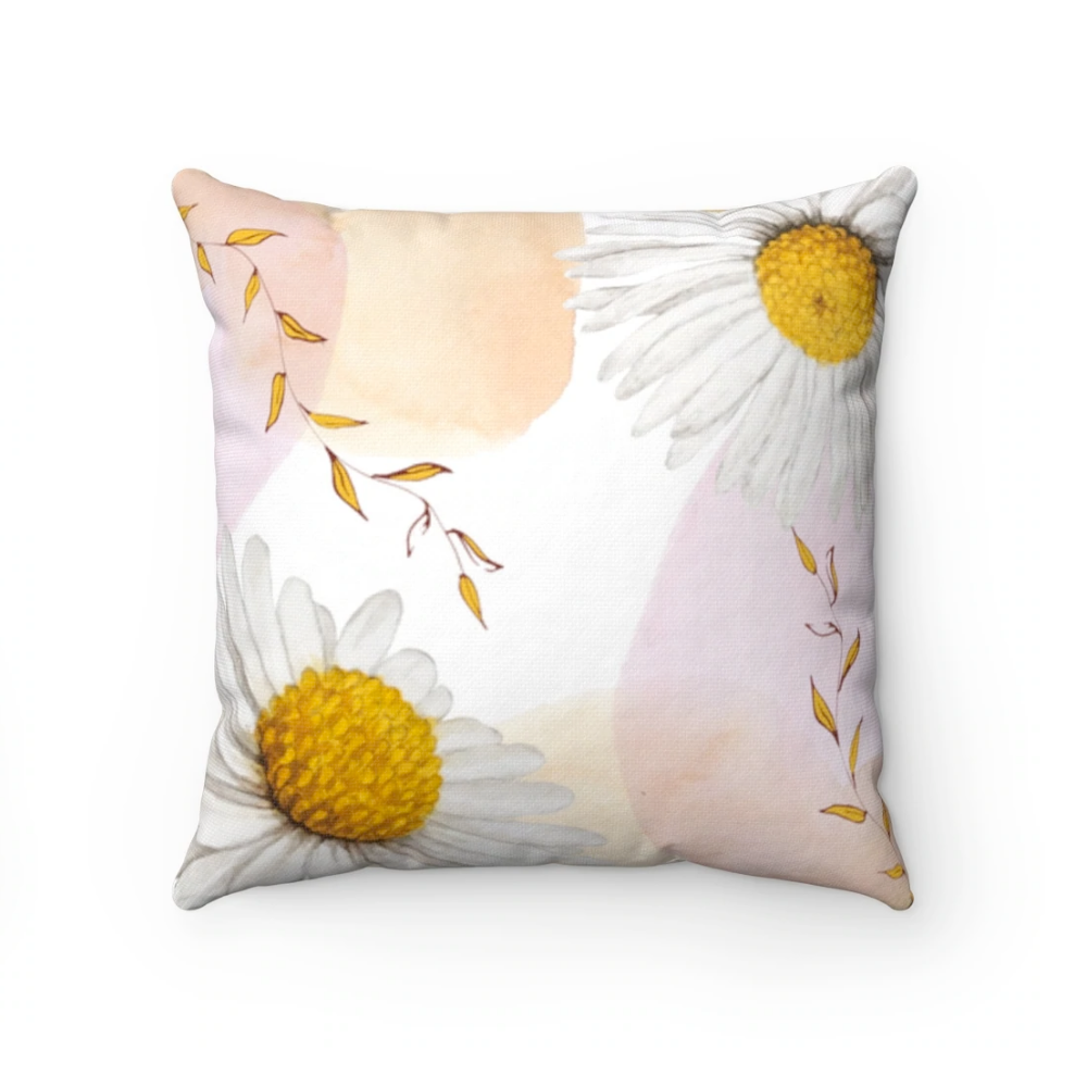 Daisies Print Reversible Cushion β Two Looks in One! - The Gift Shop
