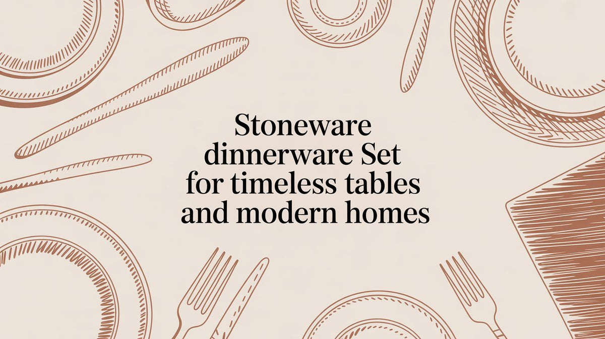 A Guide to Choosing a Stoneware Dinnerware Set for Your Home - The Gift Shop