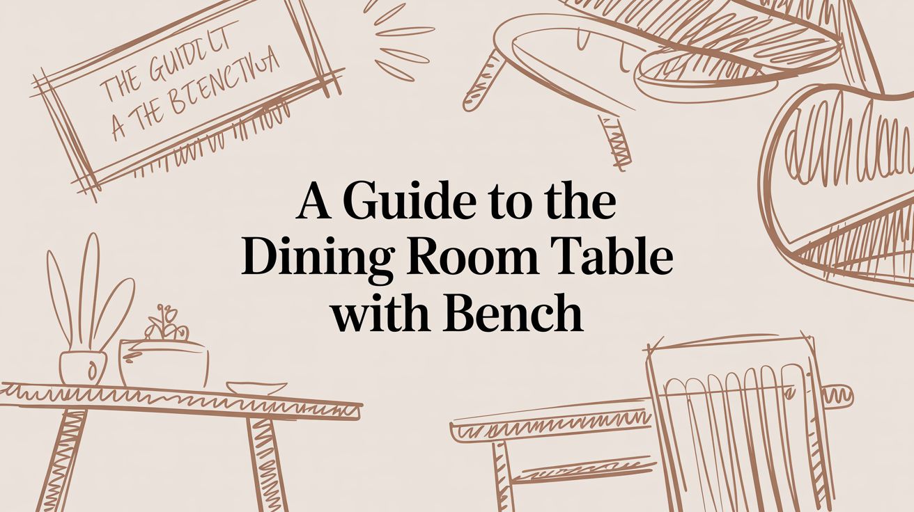 A Guide to the Dining Room Table with Bench - The Gift Shop