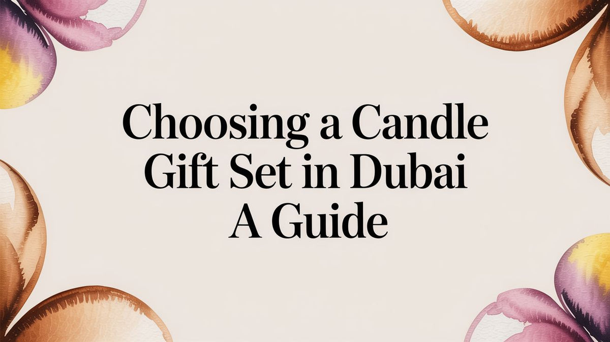 Artisan Candle Gift Sets in Dubai: A Guide to Scented Stories - The Gift Shop