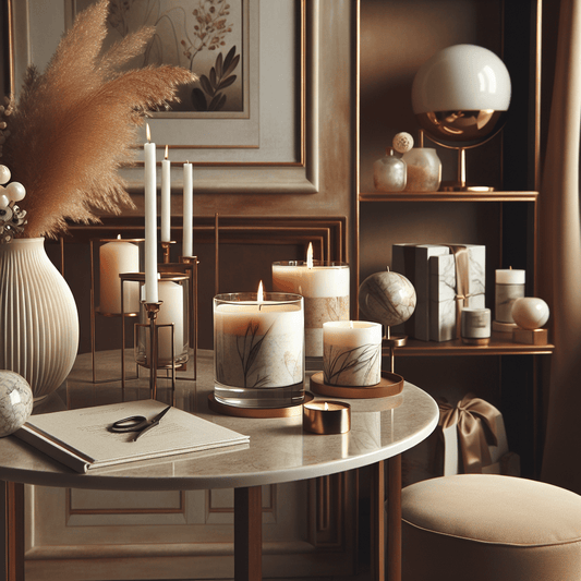 Candle Trends for Creating a Luxurious Home Atmosphere.