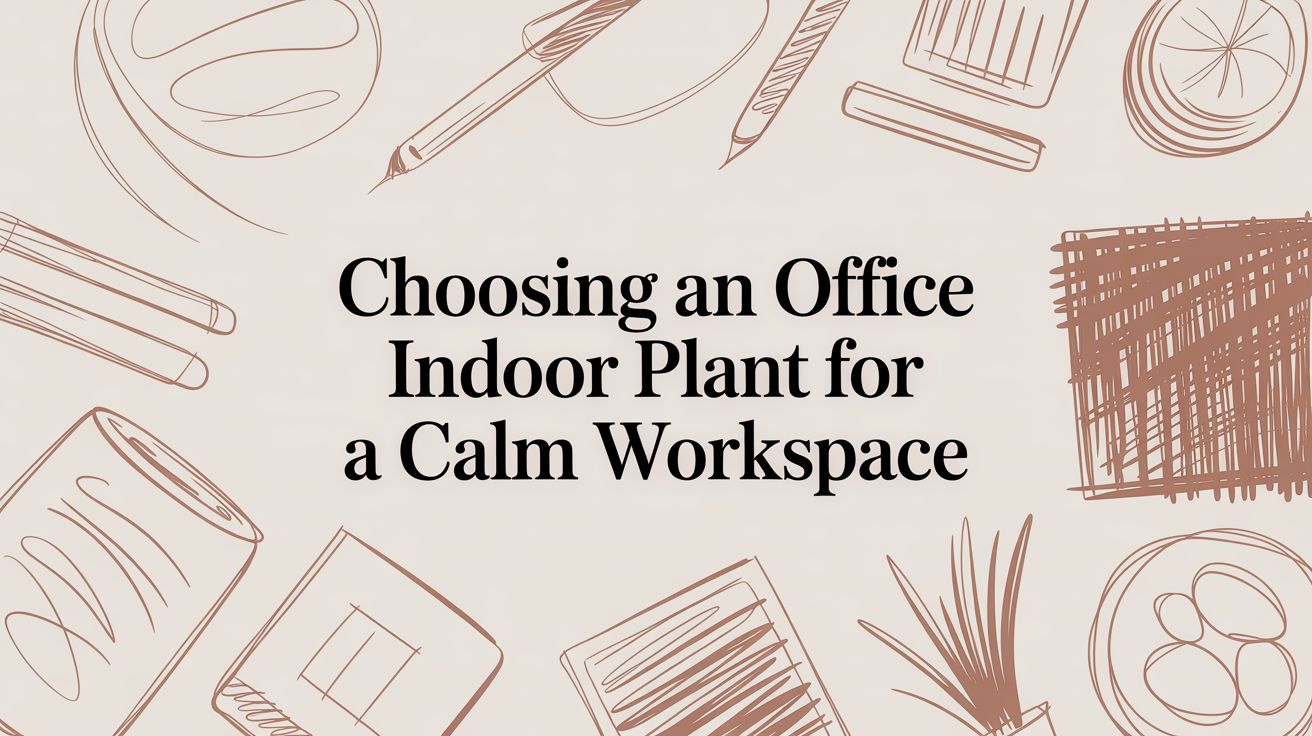 Choosing an Office Indoor Plant for a Calm Workspace - The Gift Shop