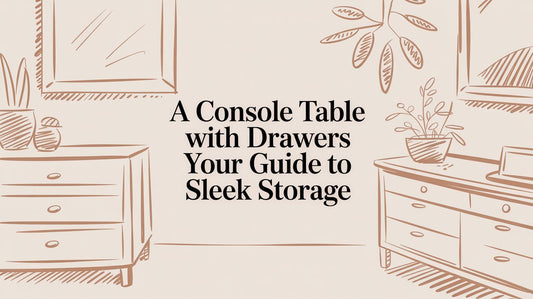 A Guide to Choosing a Console Table with Drawers