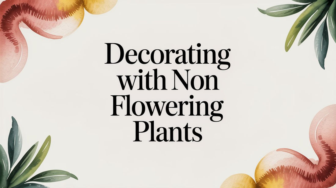 Decorating with Non Flowering Plants: A Guide to Artisan Greenery - The Gift Shop