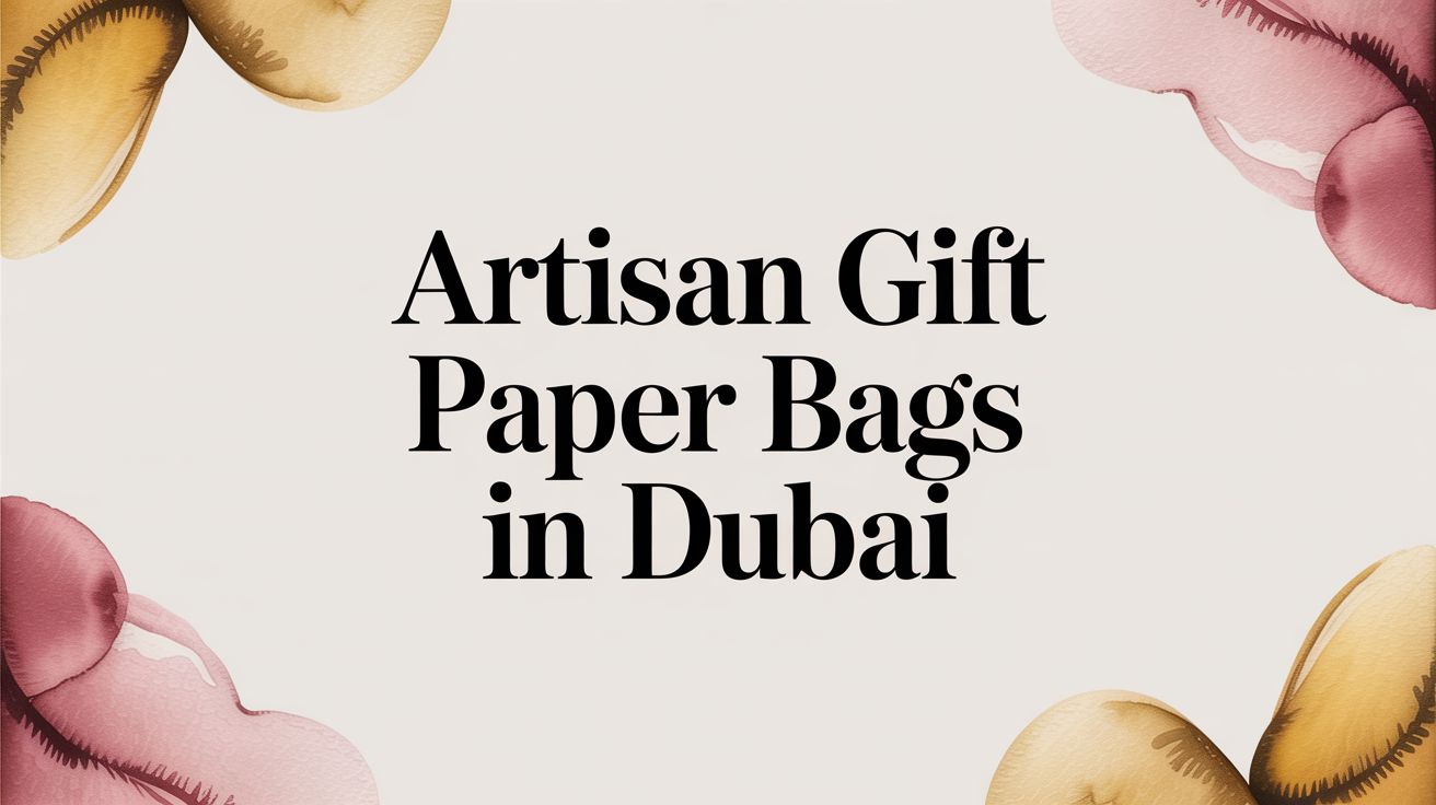 Gift Paper Bags Dubai | Artisan Quality & Style | The Gift Shop UAE - The Gift Shop