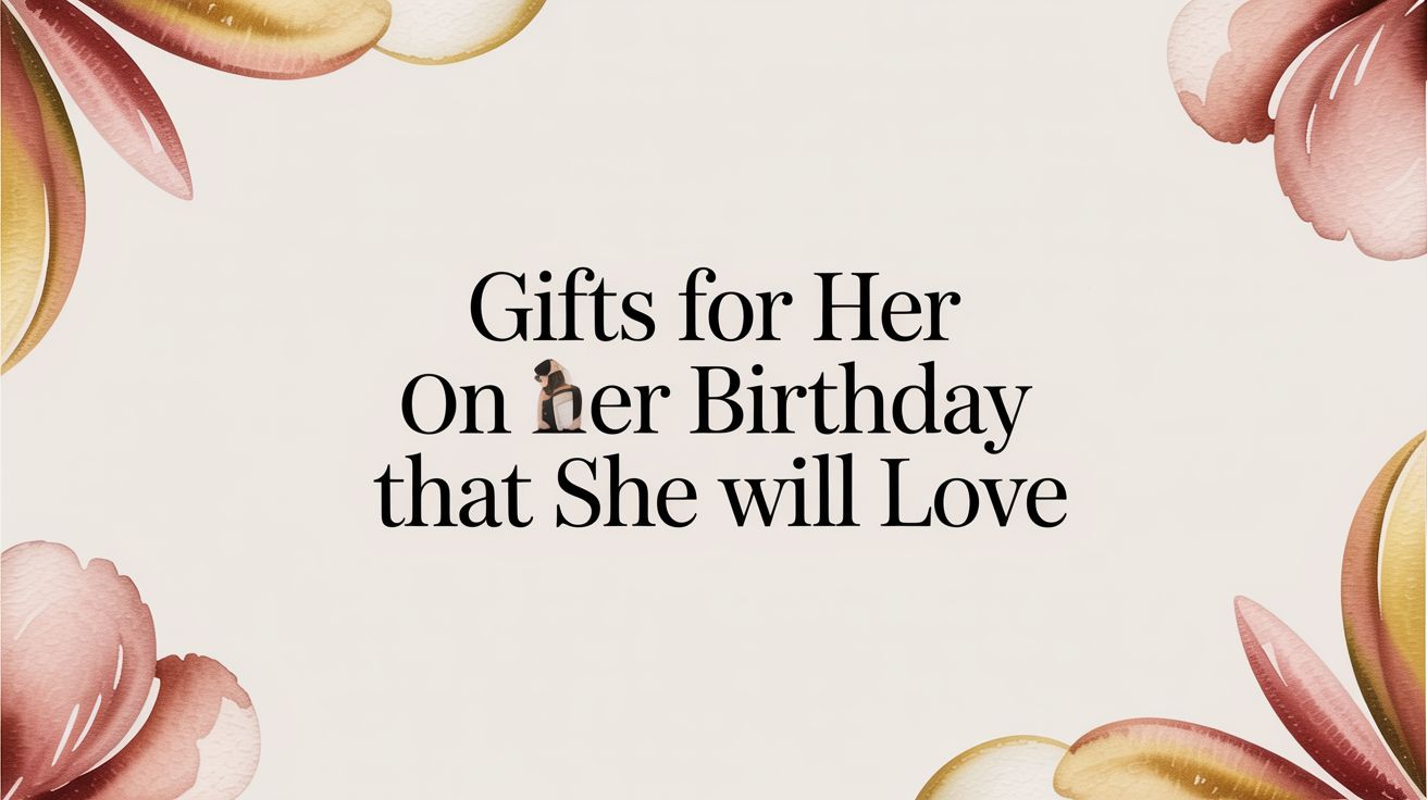 Gifts For Her On Her Birthday That She Will Love - The Gift Shop