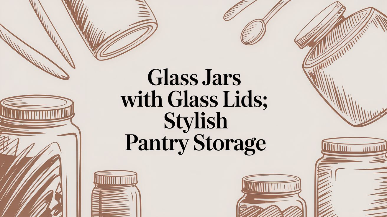 Glass Jars with Glass Lids: A Guide to Considered Storage - The Gift Shop