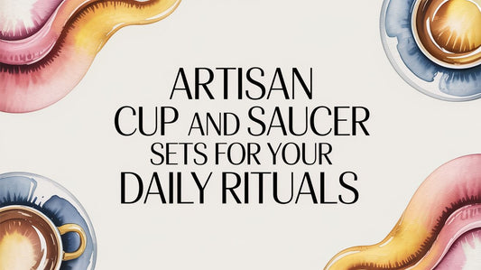 Handcrafted Cup and Saucer Sets from Global Artisans - The Gift Shop