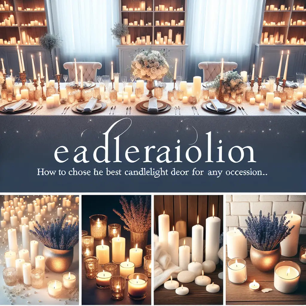 How to Choose the Best Candlelight Decor for Any Occasion