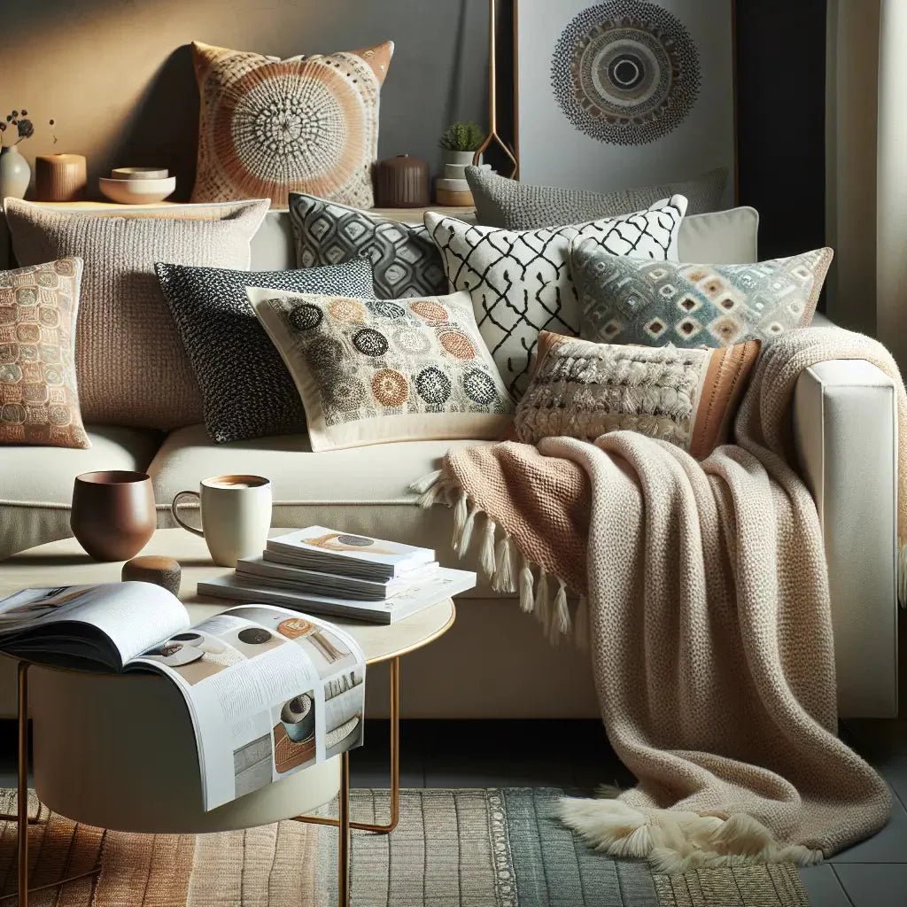 How to Use Throw Pillows and Blankets to Add Texture to Your Home - The Gift Shop