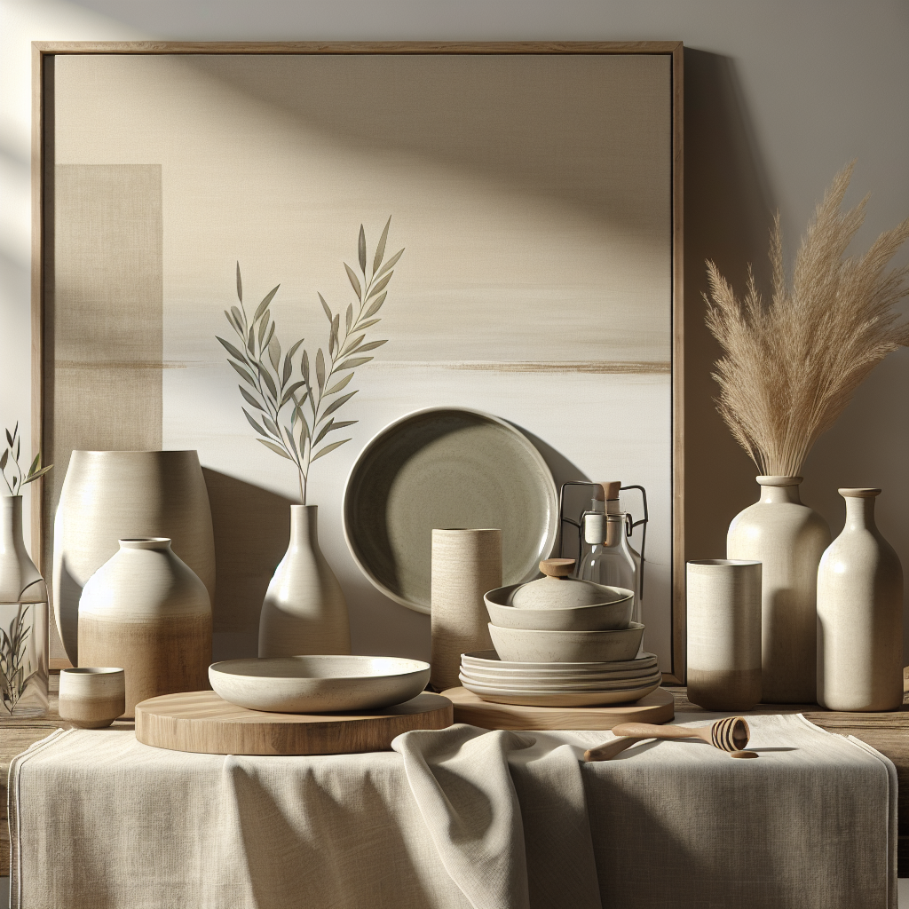 Minimalist scene inspired by Elevate Your Home with Rustic Serveware for home decor