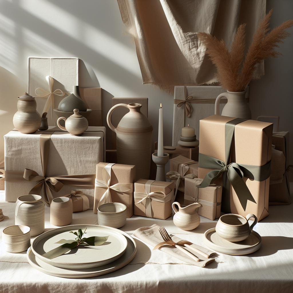 Minimalist scene inspired by Gifts for Her: Celebrate with Ceramics for home decor
