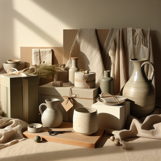 Minimalist scene inspired by Luxury Gift Ideas for Anniversary