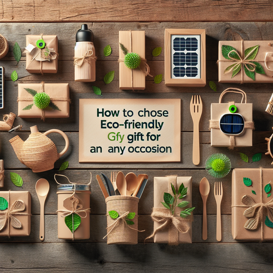 How to Choose the Right Eco-Friendly Gift for Any Occasion