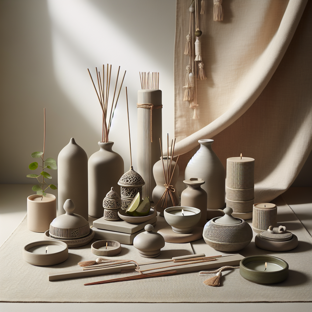 Minimalist scene inspired by Eid Gift Diary: What to Give – Incense Holders for home decor