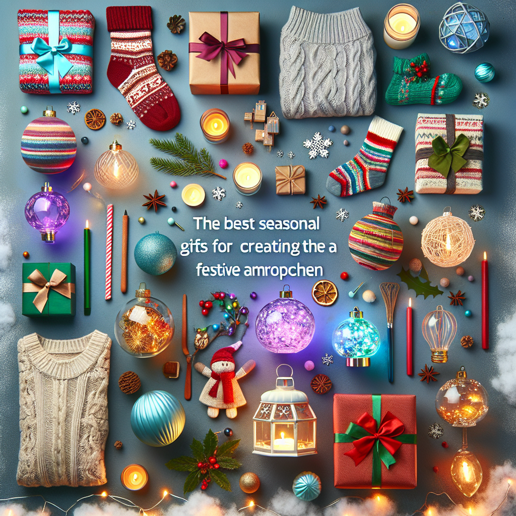 The Best Seasonal Gifts for Creating a Festive Atmosphere