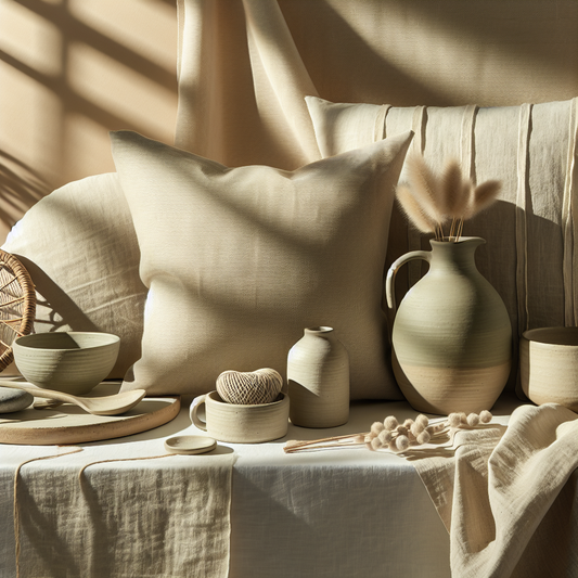 Minimalist scene inspired by Discover Throws & Cushions: Timeless Gifts & Décor for home decor