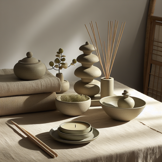 Minimalist scene inspired by Fresh Takes on Japandi Incense Holders in UAE home decor