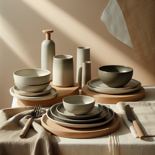 Minimalist scene inspired by Stylish Tableware That Make Perfect Father's Day Gifts