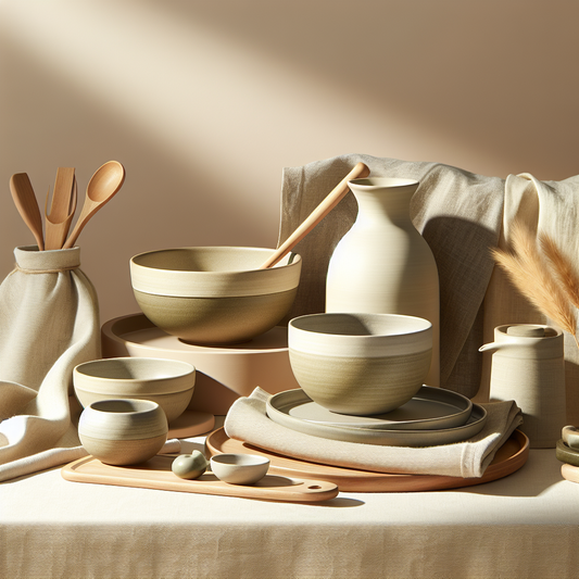 Minimalist scene inspired by Stylish Ceramic Bowls Gifts for Grandparents