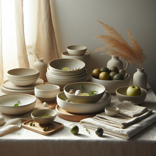Minimalist scene inspired by Curated Ceramic Bowls Gifts for Teachers