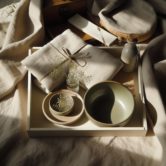 Minimalist scene inspired by The Ultimate Guide to Eid Gifting