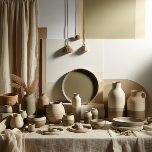Minimalist scene inspired by Latest Trends in Ceramics: Sustainable Gifting for home decor