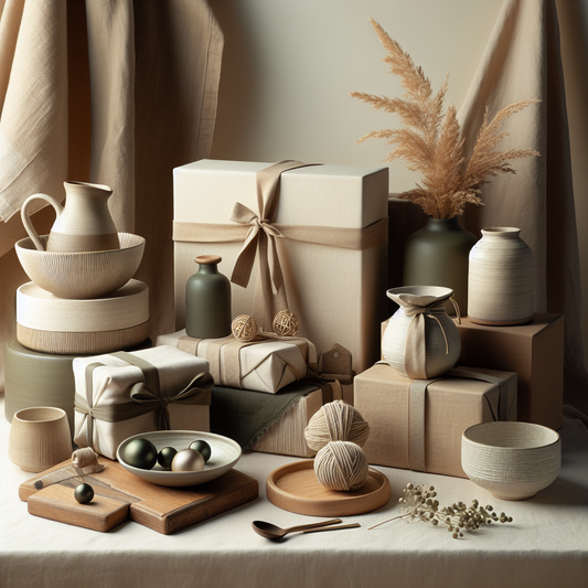 Minimalist scene inspired by Luxury Christmas Gifts for Friends