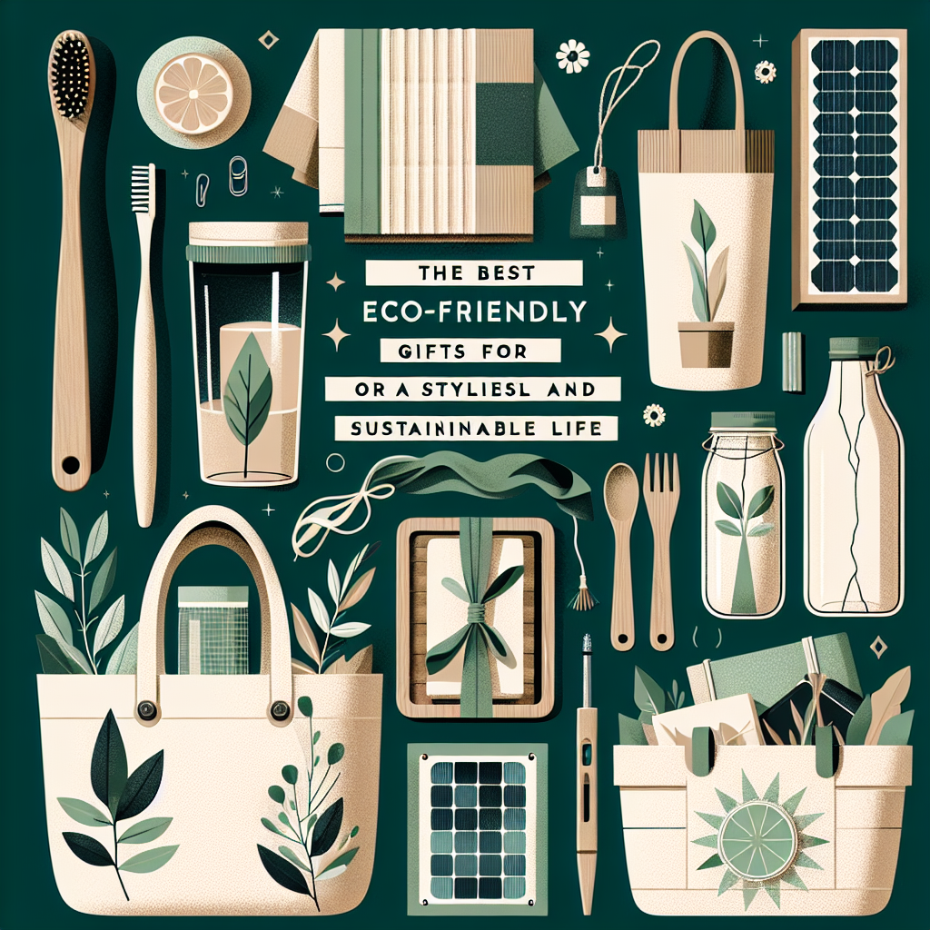 The Best Eco-Friendly Gifts for a Stylish and Sustainable Life
