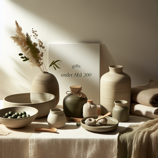 Minimalist scene inspired by Best Gifts for Her Under AED 200