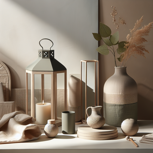 Minimalist scene inspired by Luxury Lanterns Gifts for Clients