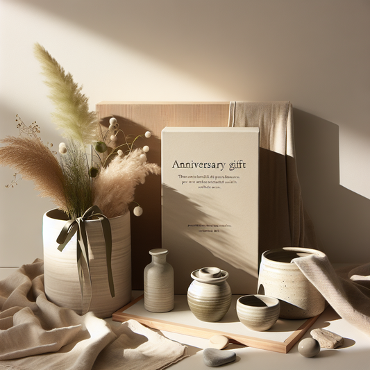 Minimalist scene inspired by Anniversary Gifts - Premium Edit