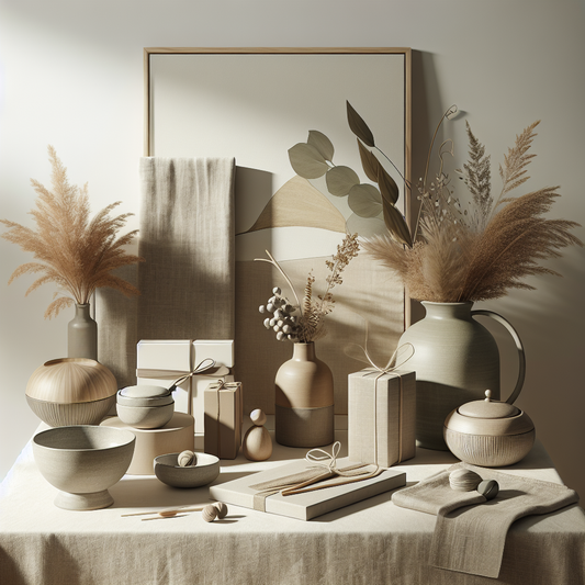 Minimalist scene inspired by Luxury Christmas Gifts for Couples