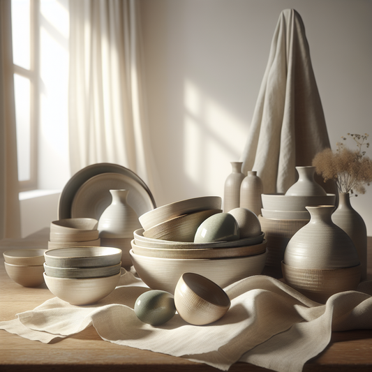 Minimalist scene inspired by Unique Ceramic Bowls That Make Perfect Eid Gifts