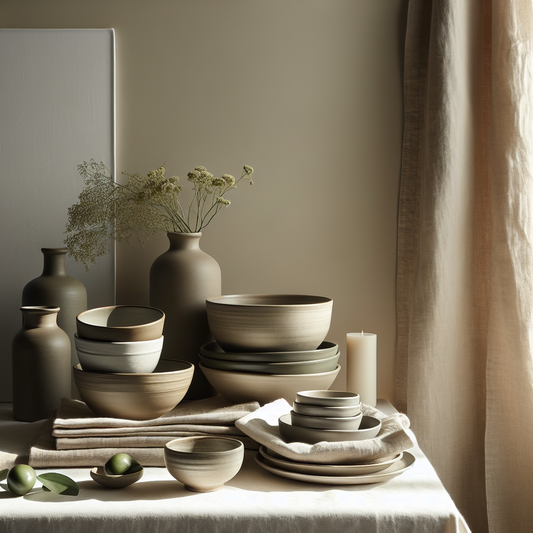 Minimalist scene inspired by Timeless Ceramic Bowls Gifts for Colleagues