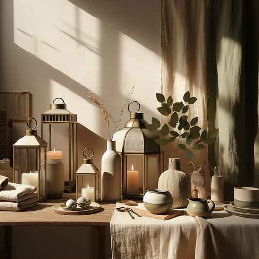 Minimalist scene inspired by Unique Lanterns That Make Perfect Anniversary Gifts