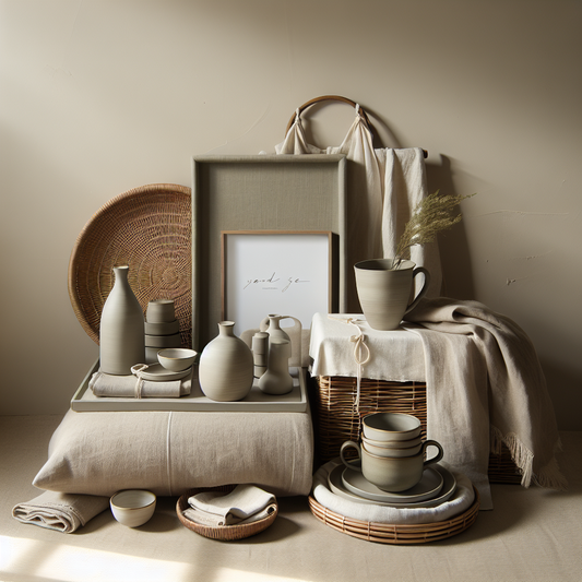 Minimalist scene inspired by Curated Home Decor Gifts for Newlyweds