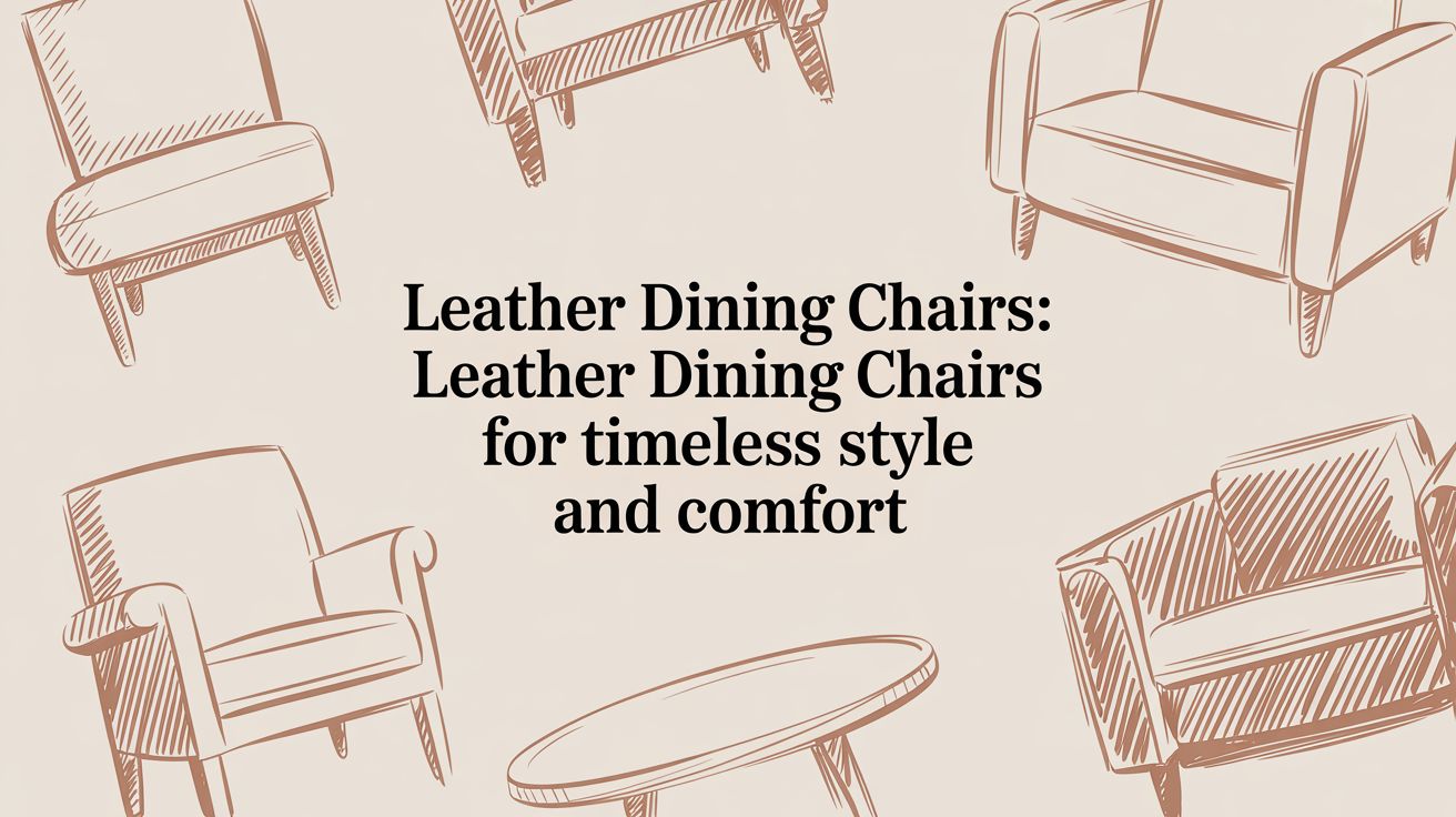 Leather Dining Chairs: A Guide to Timeless Comfort and Style - The Gift Shop