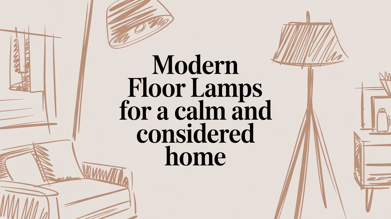 Modern Floor Lamps for a Calm and Considered Home - The Gift Shop