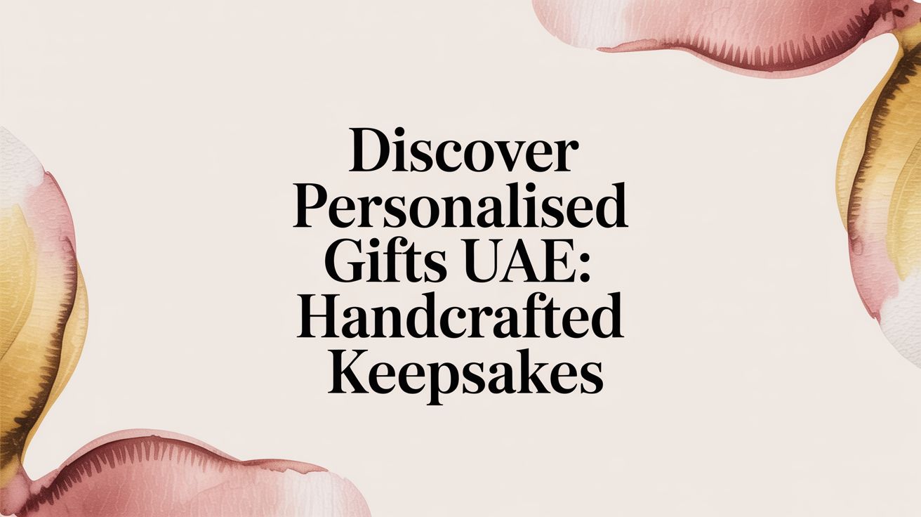 Personalised Gifts UAE: Unique Artisan Treasures Delivered to Dubai