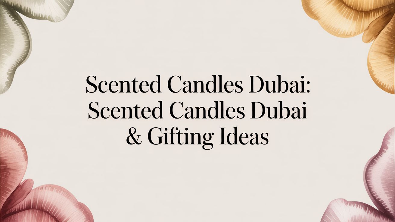 Scented Candles Dubai: An Artisan Guide to Fragrance & Gifting - The Gift Shop